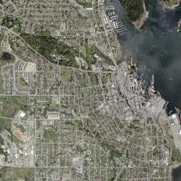 Nanaimo High Resolution Satellite Map