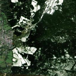 Železná Ruda High Resolution Satellite Map