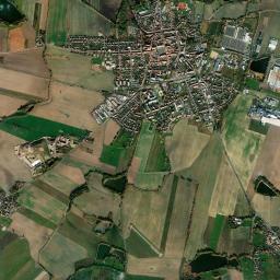 Vodňany High Resolution Satellite Map