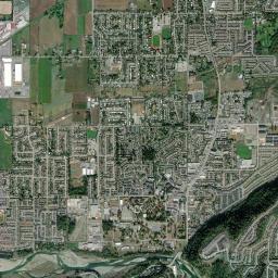 Aerial view of Chilliwack River