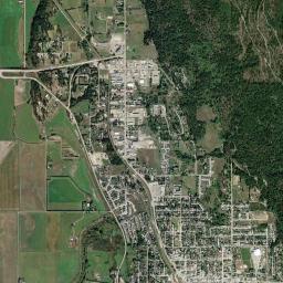 Creston High Resolution Satellite Map