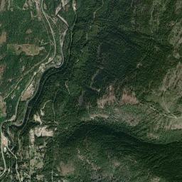 Aerial view of Erickson Gold Panning Area