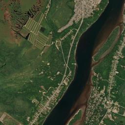 Chute-aux-Outardes High Resolution Satellite Map
