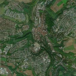Schwäbisch Hall High Resolution Satellite Map