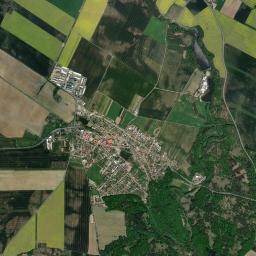 Hrotovice High Resolution Satellite Map