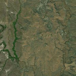 Aerial view of Grasslands National Park (East Block)