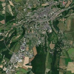 Bernay High Resolution Satellite Map
