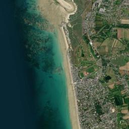 Blainville-sur-Mer High Resolution Satellite Map