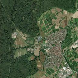 Hagenbach High Resolution Satellite Map