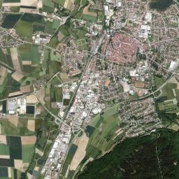 Weißenburg in Bayern High Resolution Satellite Map