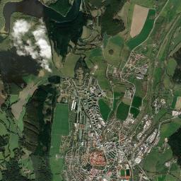 Prachatice High Resolution Satellite Map