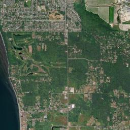 Point Roberts High Resolution Satellite Map