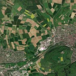 Königsbach-Stein High Resolution Satellite Map