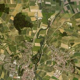 Oettingen in Bayern High Resolution Satellite Map