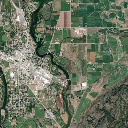 Oroville High Resolution Satellite Map