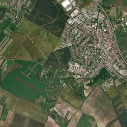 Hustopeče High Resolution Satellite Map