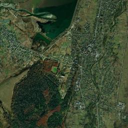 Rozhniativ High Resolution Satellite Map