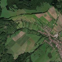 Strání High Resolution Satellite Map