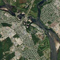 Dolbeau-Mistassini High Resolution Satellite Map