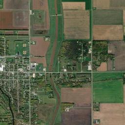 Roseau, MN locator map