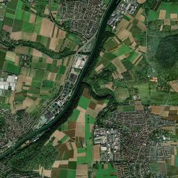 Stuttgart Mühlhausen High Resolution Satellite Map