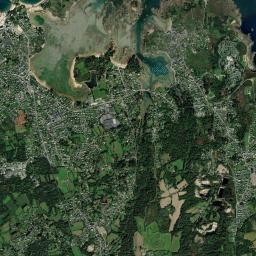 Trégastel High Resolution Satellite Map