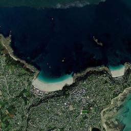 Perros-Guirec High Resolution Satellite Map