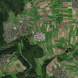 Tiefenbronn High Resolution Satellite Map