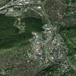 Stuttgart Feuerbach High Resolution Satellite Map
