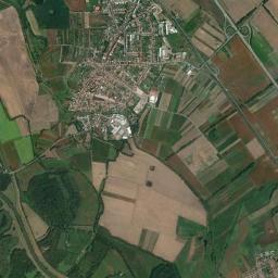 Podivín High Resolution Satellite Map