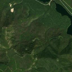 Aerial view of Mine d'agates du Mont Lyall