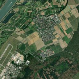 Hügelsheim High Resolution Satellite Map