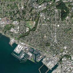 Bellingham High Resolution Satellite Map