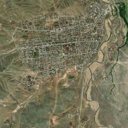 Aksu-Ayuly High Resolution Satellite Map