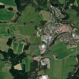 Kaplice High Resolution Satellite Map