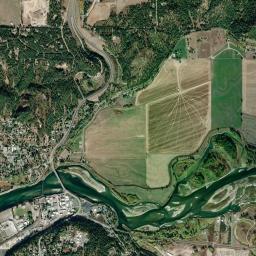 Bonners Ferry High Resolution Satellite Map