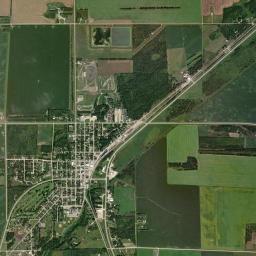 Greenbush, MN locator map