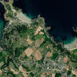 Plougasnou High Resolution Satellite Map