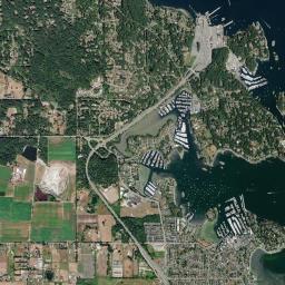 North Saanich High Resolution Satellite Map