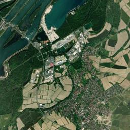 Rheinau High Resolution Satellite Map