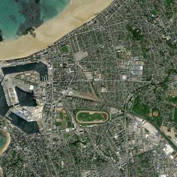 Saint-Malo High Resolution Satellite Map