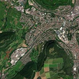 Geislingen an der Steige High Resolution Satellite Map