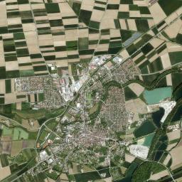 Höchstädt an der Donau High Resolution Satellite Map