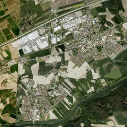 Wörth an der Isar High Resolution Satellite Map