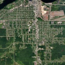 International Falls High Resolution Satellite Map