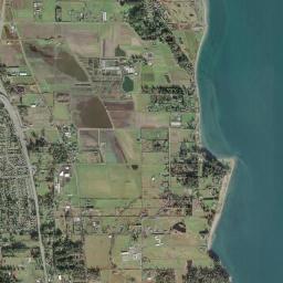 Aerial view of Island View Beach