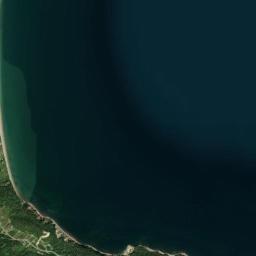 Aerial view of Plage de Coin-du-Banc