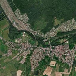 Damelevières High Resolution Satellite Map