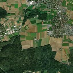 Oberjettingen High Resolution Satellite Map
