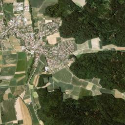Thierhaupten High Resolution Satellite Map